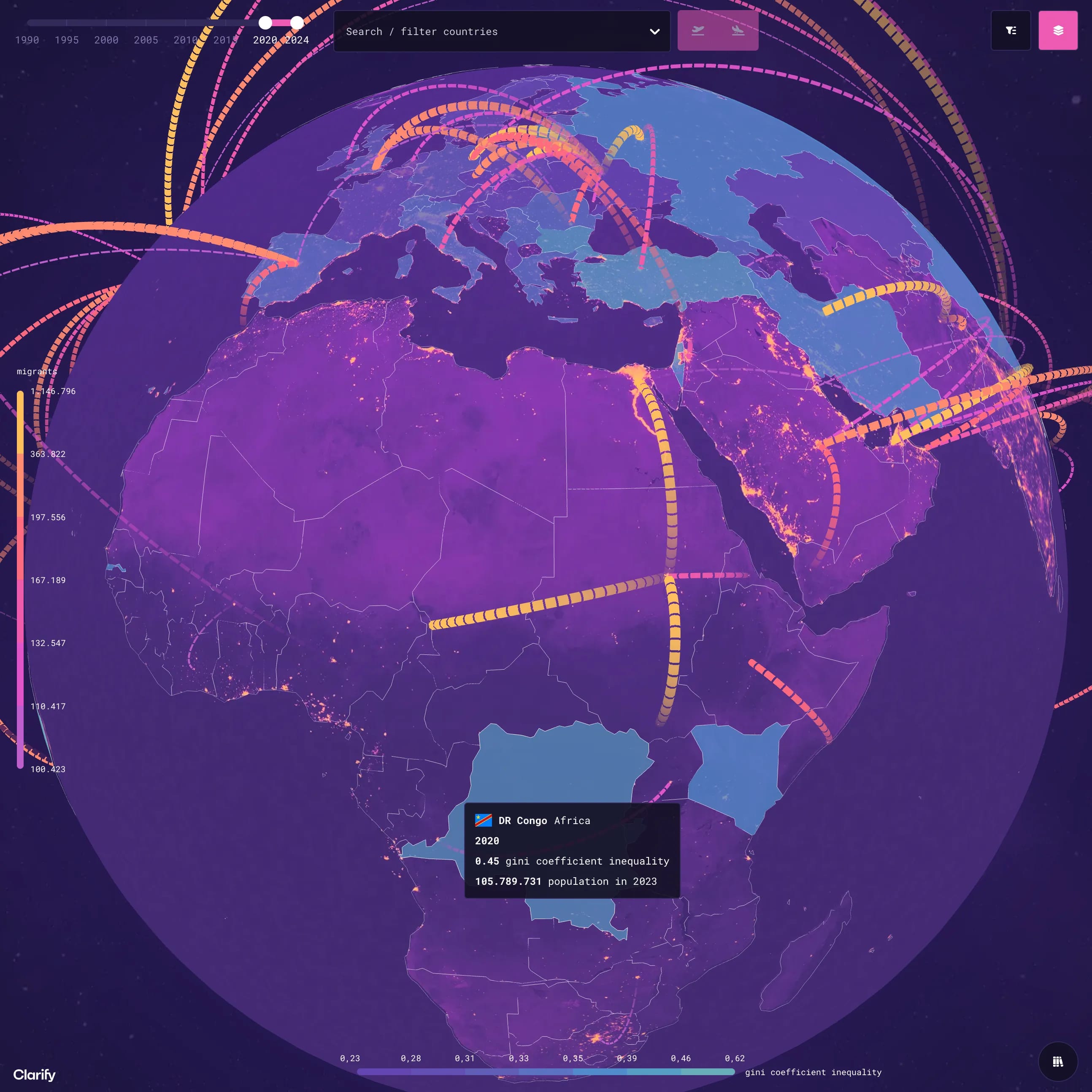 At home in the world - Layer tooltip