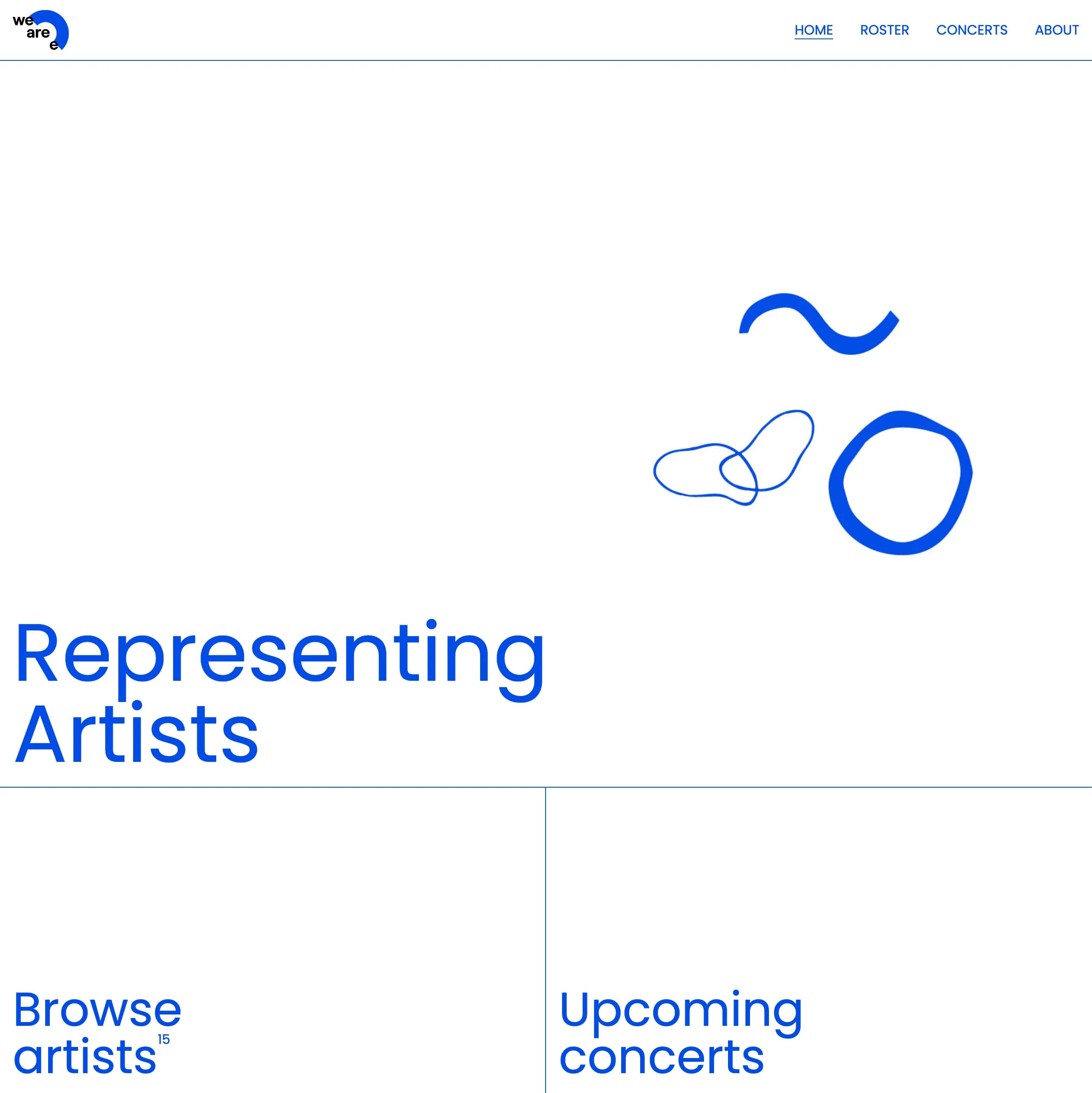 We Are E - Representing Artists